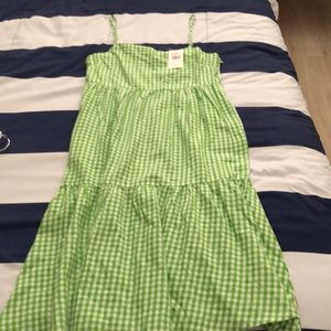 Brixton gingham tier dress